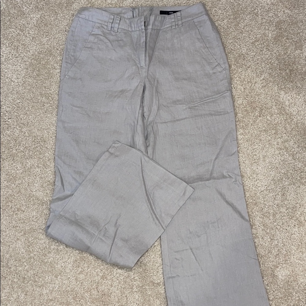 Light gray linen pants - Picture 2 of 9